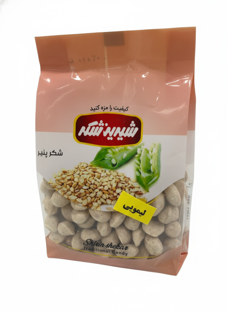 شکر پنیر(آبنبات) لیمویی ۴۰۰گرم شیرین شکر